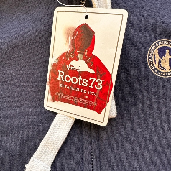 Roots Women's PADDLE-CREEK Roots 73 Full Zip Hoodie Navy Blue Size Small - Picture 13 of 16